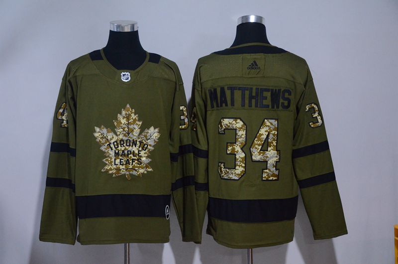Men 2017 NHL Men Toronto Maple Leafs 34 Matthews Green Adidas Jerseys